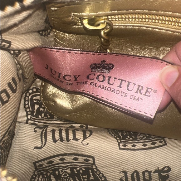 Vintage juicy couture brown velour bag - Picture 8 of 9